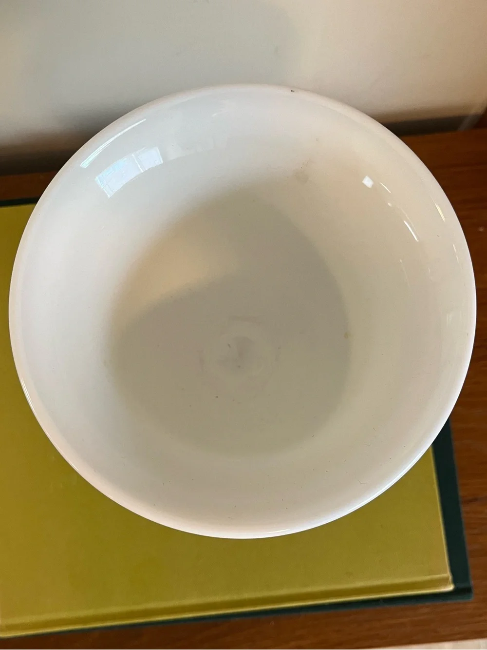 White Textured Pedestal Vase - Milk Glass Look